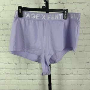 Savage X Fenty Purple Sleep Shorts Loungewear Size 1X